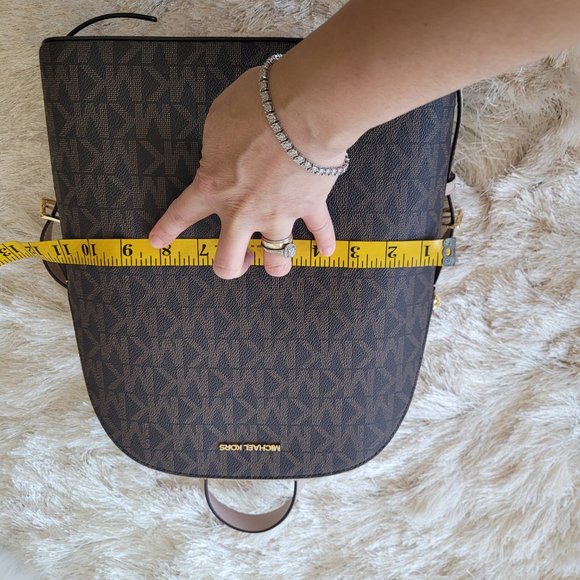 Michael Kors MK Logo Backpack Casual Brown main image 8
